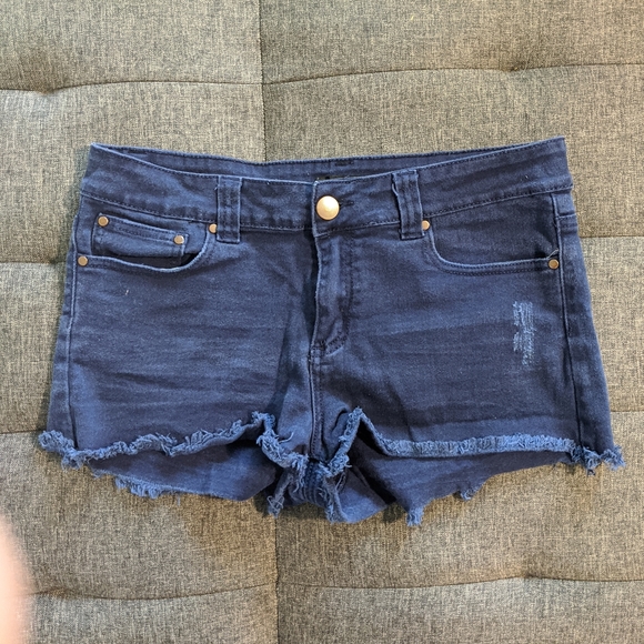 low rise jean shorts womens